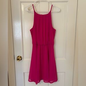 Blue Rain Pink Dress